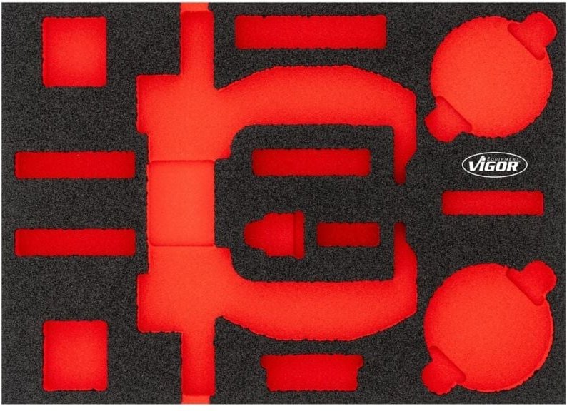 VIGOR Kompakt-Radlager Leereinlage, L x B x H: 393 mm x 282 mm x 35 mm