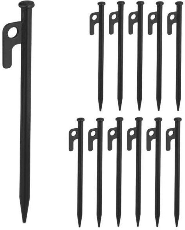 Felsnadeln schwarz 12er set 8