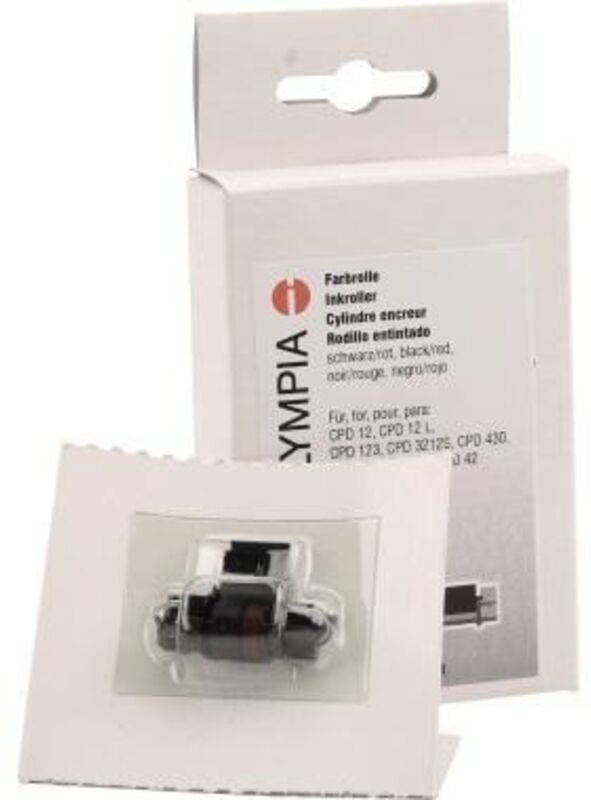 Olympia - Farbrolle cpd 123 -41 -42 -3212S schwarz/rot