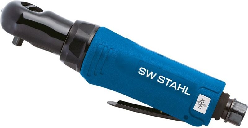 SW-Stahl S3281 Druckluft-Ratschenschrauber I Vierkant 1/4 Zoll I max. Drehmoment 41 Nm I Werkstatt Druckluftwerkzeug I e...