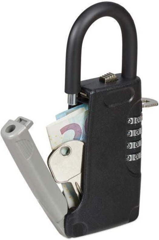 Key safe with hanger