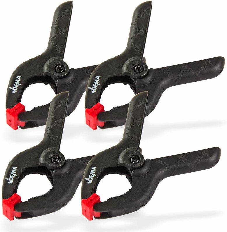 Leimzwingen 85 mm Kunststoff 4er Set