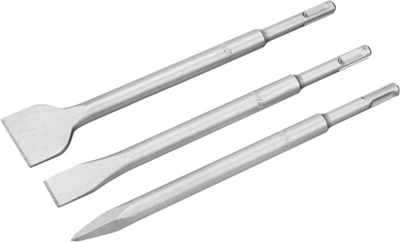 SDS-plus Meißel-Set 3tlg. 20mm/40mm Flachmeißel und Spitzmeißel - Dewalt
