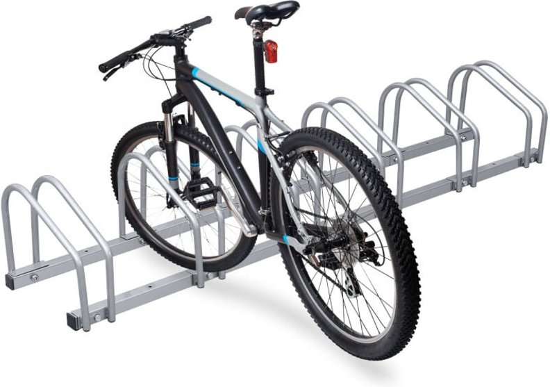 Fahrradständer für 2-6 FahrräderReifenbreite Mehrfachständer Aufstellständer Fahrrad Ständer, Variante:6 Fahrräder