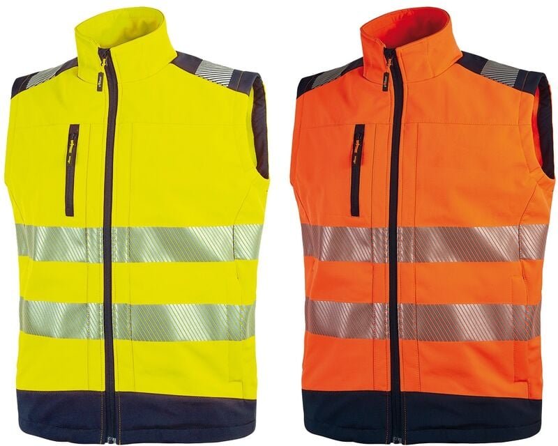 Dany Warnschutz-Arbeitsweste - xxxl - Gelb - U-power