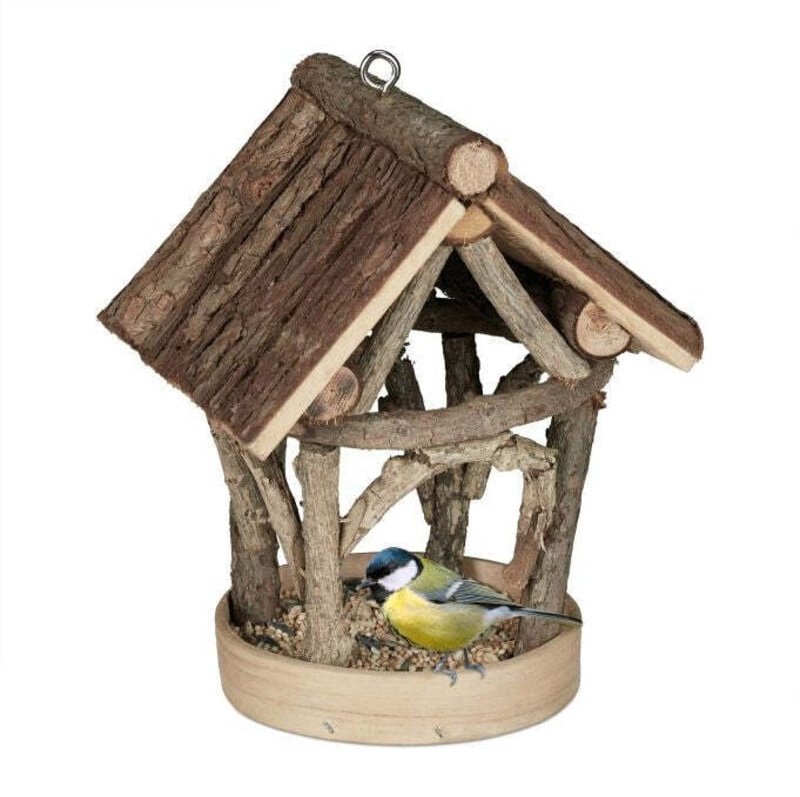 Bird feeding station for outdoors