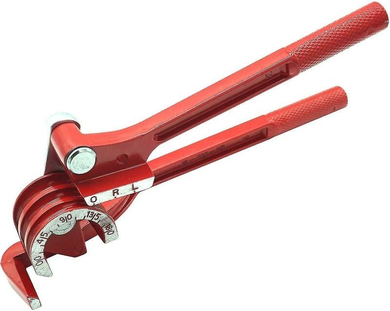 Manueller Rohrbieger, 180 Grad 1/4 Zoll, 5/16 Zoll, 3/8 Zoll, 3-in-1-Rohrbieger aus Aluminium, Kupfer und Stahl