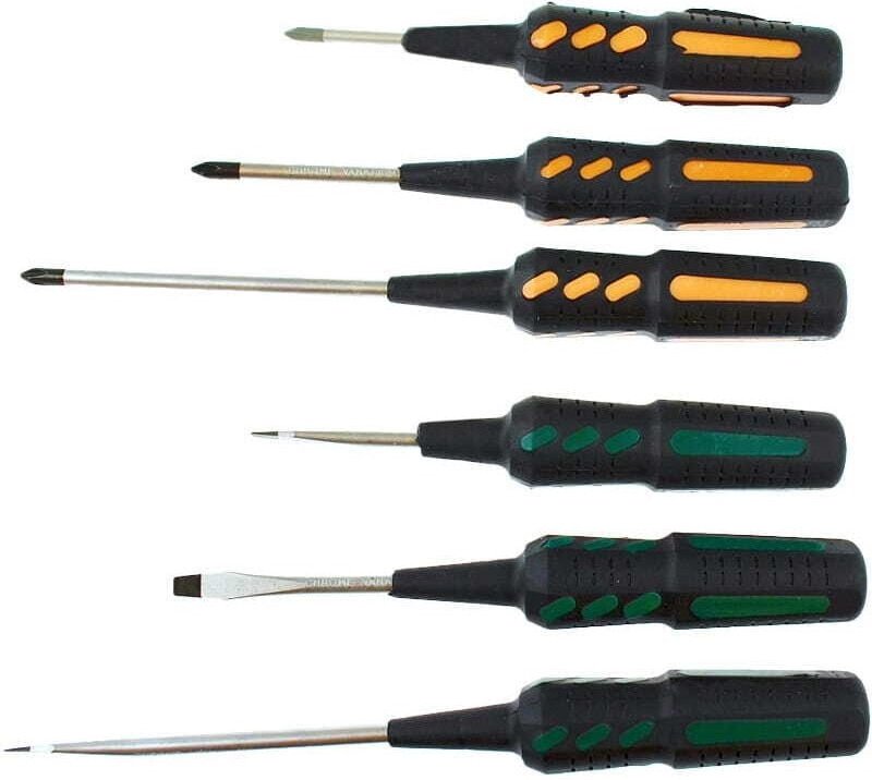 JOBI SCHRAUBENDREHER 6 Stück LANGER GRIFF 15430