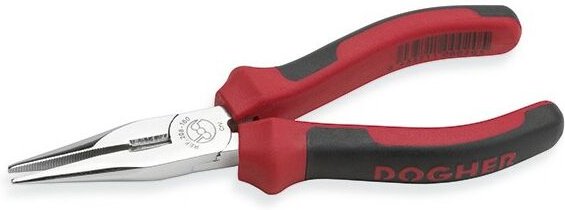 Dogher - Zange, halbrunder Mund, mit Schnitt, CrV (160 mm) 208-160