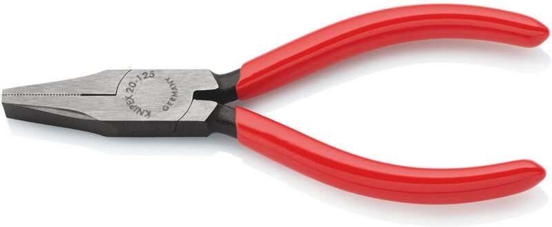 20 01 125 Flachzange mit Kunststoff überzogen schwarz atramentiert 125 mm