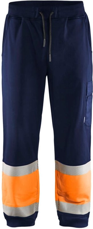 Hochsichtbares Arbeitstraining Jogging 1549 - Marine/Neonorange M