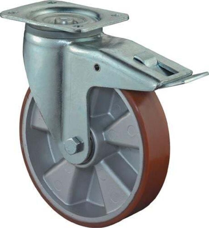 FP - bs Rollen Schwerlastlenkrolle 125 mm 450 kg - L620.B90.125