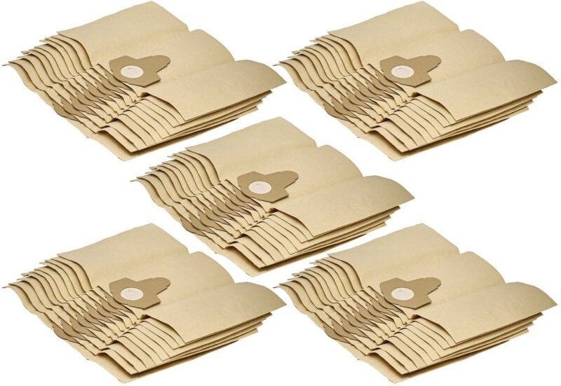 50x Staubsaugerbeutel kompatibel mit Hoover tcp 1600 - 2499 Capture Staubsauger - Papier, 38cm x 24,5cm, braun - Vhbw