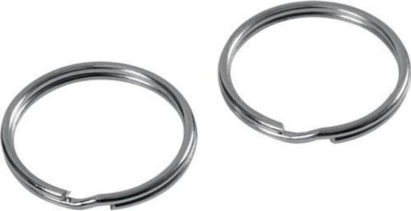 Schlüsselringe Innen-Ø 17,6 mm Außen-Ø 20 mm Stahl vernickelt