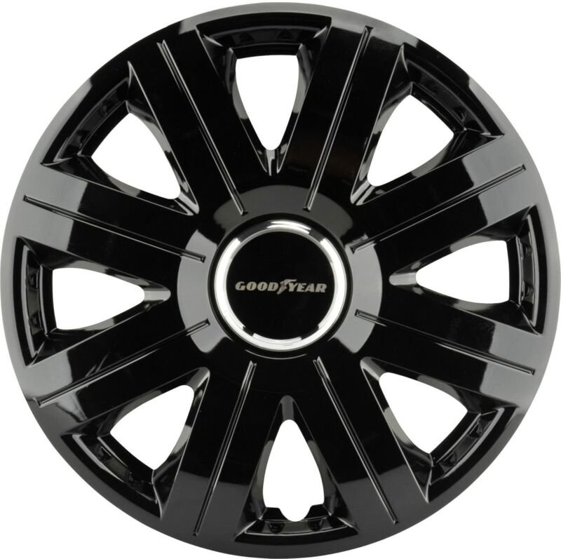 Goodyear Radzierblende Flexo 15 Zoll schwarz/Chromring Radkappen Radblenden