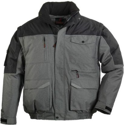 Coverguard - Warme professionelle Arbeitsjacke ripstop 2 in 1 - Anthrazit 2XL - 54/56