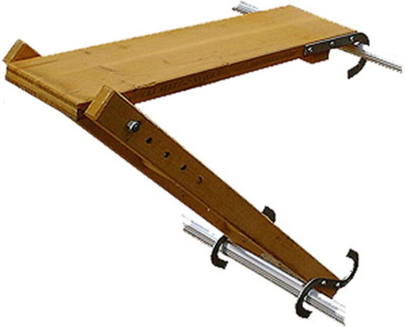 Einhängepodest reversibel für Sprossenleiter - Länge 66cm - BTA065