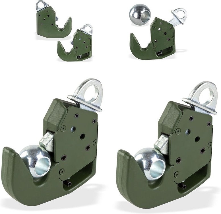 2x Stück Unterlenker Fanghaken Kat I Schnellkuppler mit Kugeln Universal Kat 1