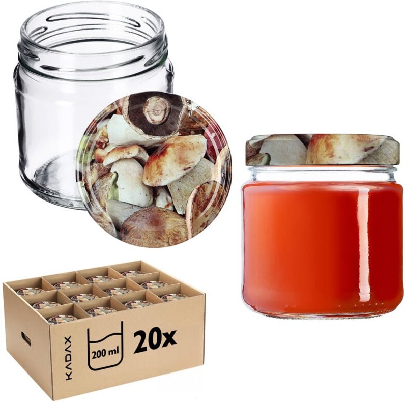 Glas Klara 200ml fi66 TO-210 Packung mit 20 Stück + - Kadax