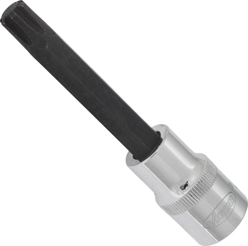 Schraubendrehereinsatz ∙ V2216 ∙ 1/2 Zoll (12,5 mm) Vierkant hohl ∙ Innen Keilprofil Ribe-CV ∙ SW M10