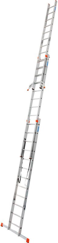 Aluminium-Vielzweckleiter monto Tribilo mit Treppenfunktion 9,30 m Viel-/ Mehrzweckleiter - Krause