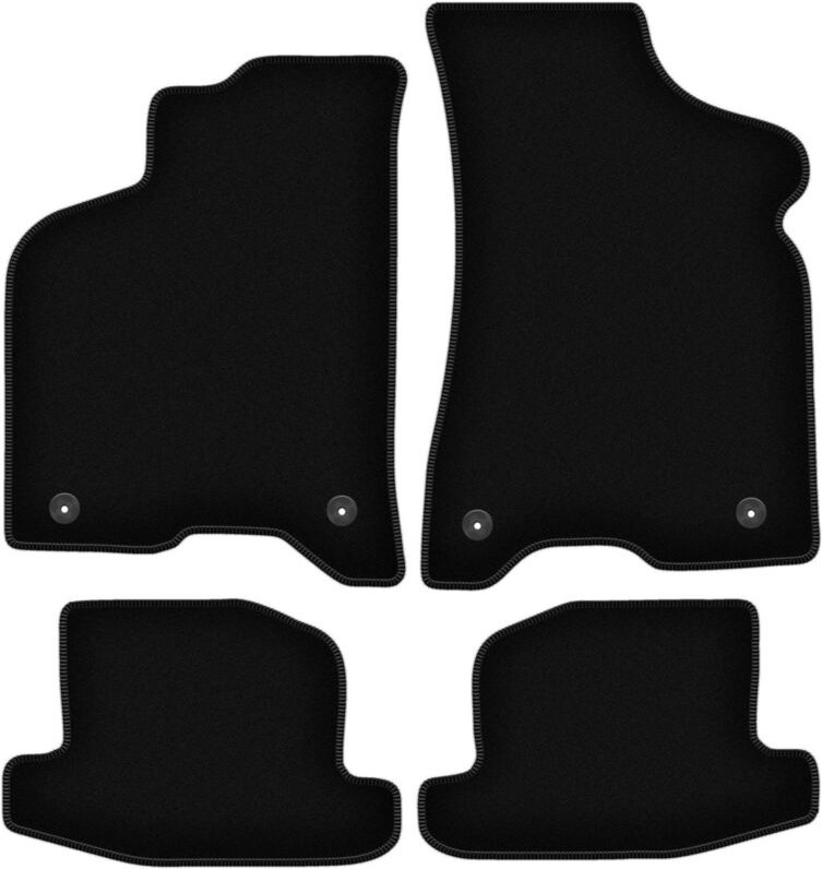 BASIC schwarze Veloursmatten für: Seat Arosa Fließheck (1997-2005)