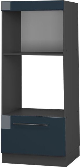 Vicco - Küchenschränke Fame-Line, Dunkelblau Hochglanz, 60 cm offen