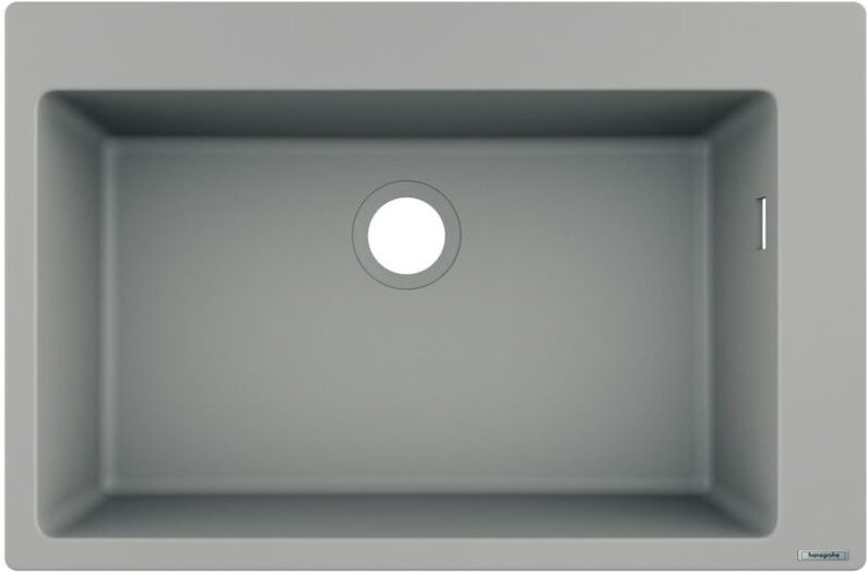 Einbauspüle S51 S510-F660660, Betongrau - Hansgrohe