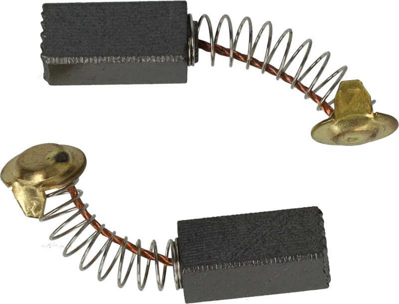vhbw 2x Kohlebürste 17 x 6,5 x 6,5mm kompatibel mit Hitachi / Hikoki SV-12, VR-16, VRT 22-A, VRT-22 Elektrowerkzeug, Boh...