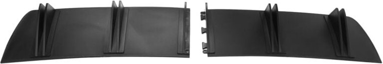 Heckspoilerlippendiffusor 5 Fin Universal-Autochassis Schwarzer Spoiler Shark Modifiziertes Styling-Zubehör - Eosnow