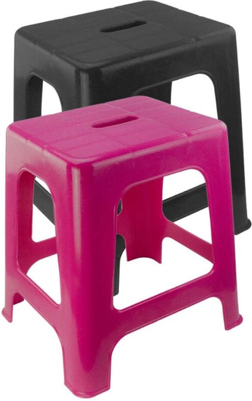 Montagestufe und sitz schwarz