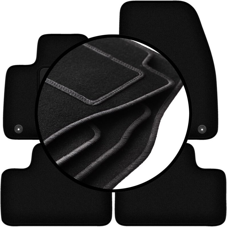 Komplettset Veloursmatten für: Volvo C40 Fließheck (2021-)