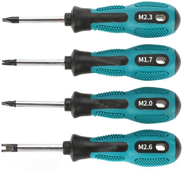 4 teile/satz Schraubendreher-bits Set U Gabel Magnetische Schlitzschraube Treiber CR-V Multi Funktion Tool