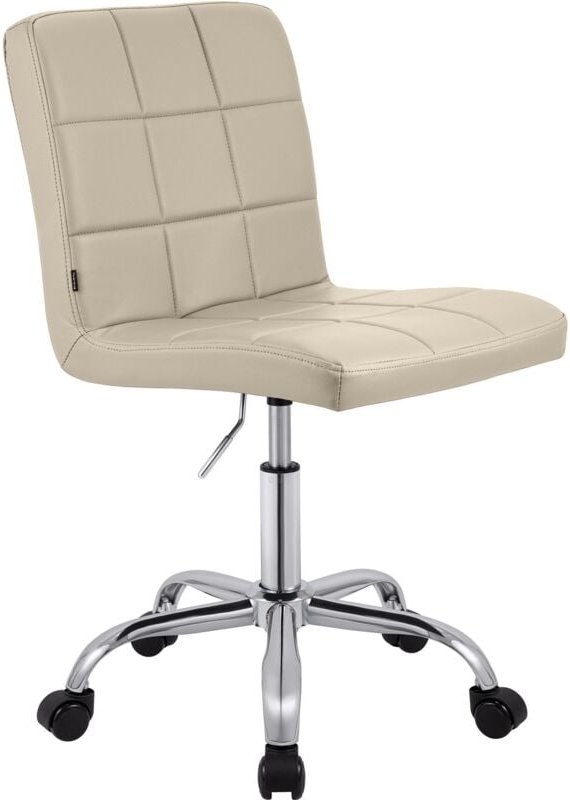 Arbeitshocker Darfield creme Kunstleder