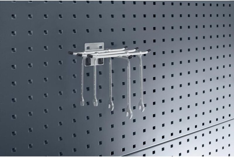 Bott - 1 Stück Sechsfachhalter mit breiter Grundplatte - 170 x 150 x 6mm