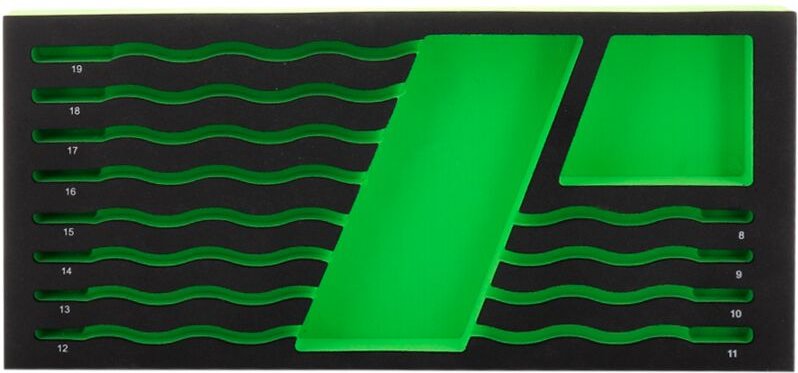 JBM13922V EVA-Modul mit 12 Ratschen-Kombischlüsseln - leer