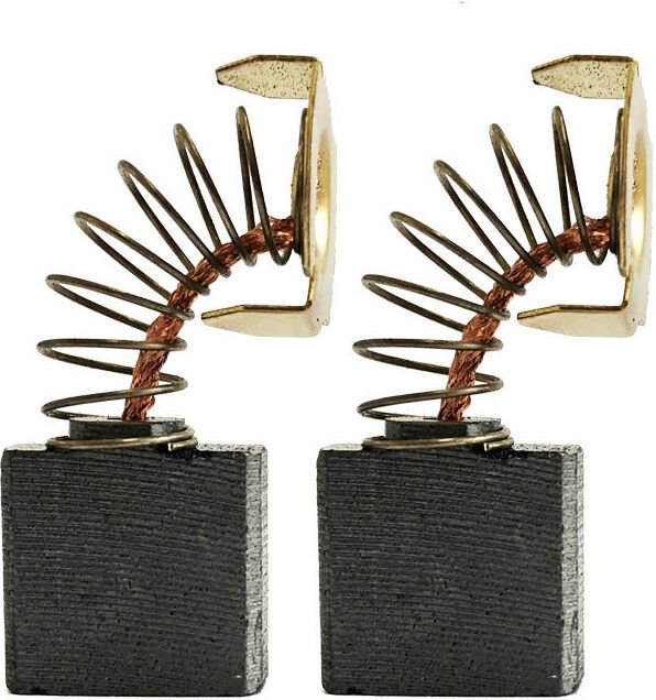 Trade-shop - 2x Kohlebürsten Motorkohlen für Elektro-Werkzeuge wie Winkelschleifer Stemm- und Meisselhammer Tischschneid...