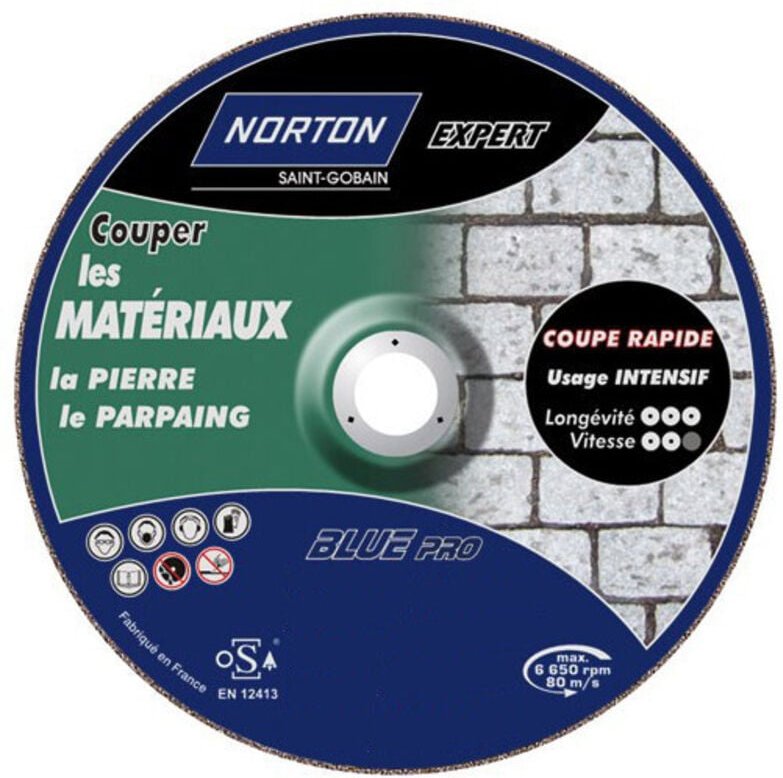 Thumbnail - Trennscheibe Norton Expert Ø 230 Dicke 3 2 Für Winkelschleifer Für Materialien -66252828494