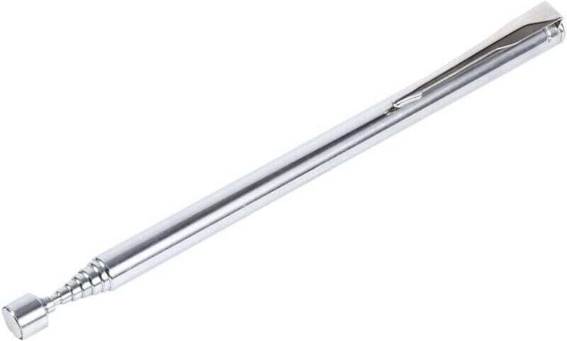 Thumbnail - Teleskop-Magnetstab, tragbar, leicht aufzuheben, ausziehbar, Magnet-Handwerkzeug (Silber) - Ymyny