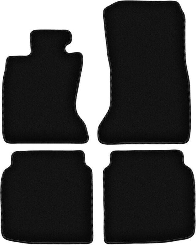 BASIC schwarze Veloursmatten für: BMW 7 F02 Limousine (2008-2015)
