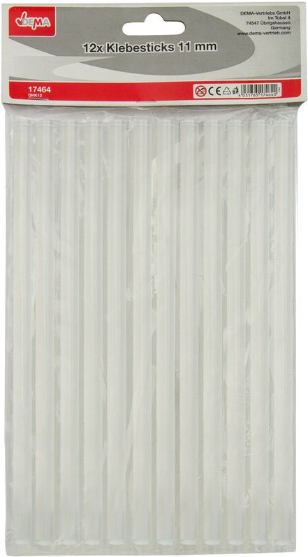 12x Klebesticks 11 mm dhk 12