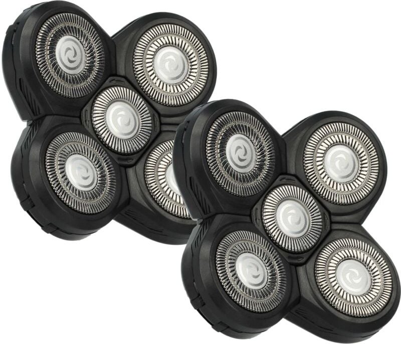 2x Ersatz-Scherköpfe kompatibel mit Philips RQ10 Serie RQ1050, RQ1059, RQ1060, RQ1070, RQ1050CC, RQ1051, RQ1052 Elektror...