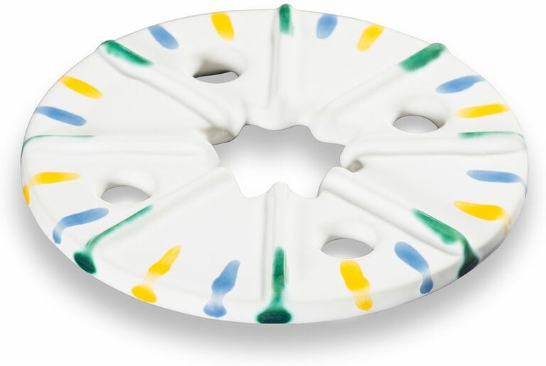 Gmundner Keramik - Buntgeflammt, Oberteil Stövchen