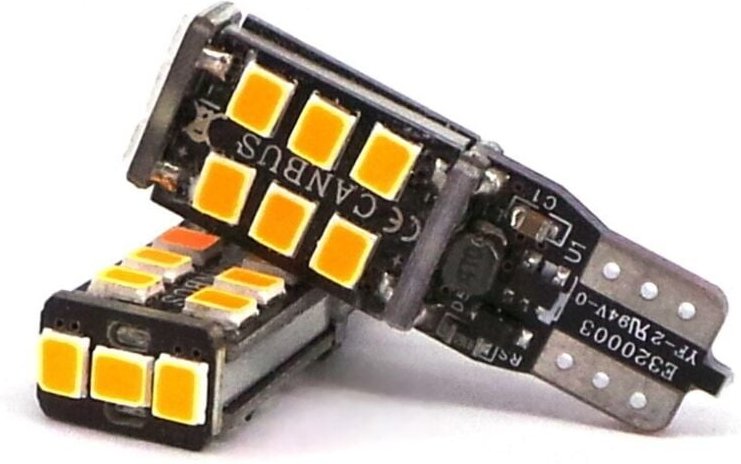 Stück LED-Lampe T10 W10W 10-18V 560lm CANBUS orange
