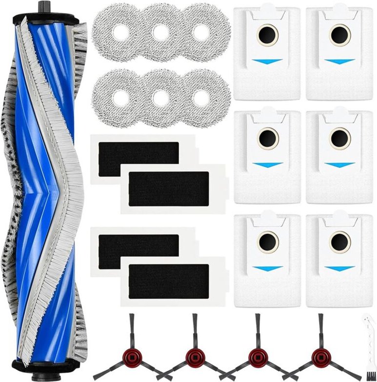 Für Roboter-Staubsauger Hauptseitenbürste Filter Mopptuch