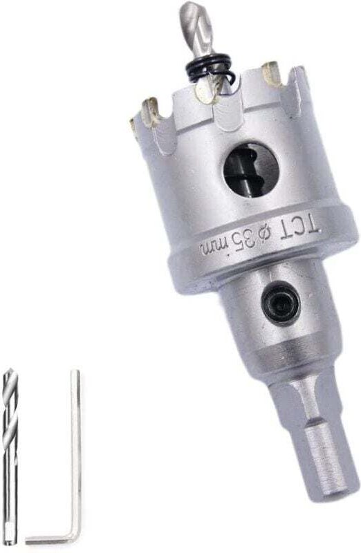 1-3/8"(35mm) Hochleistungs-Lochsäge aus Hartmetall in Industriequalität, Bimetall, Edelstahl-Lochschneider