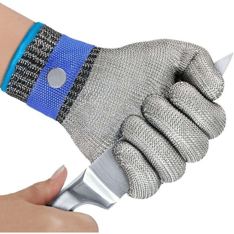 Thumbnail - ZVD - Schnittfeste Handschuhe, Hochleistungs-Schutzstufe 5, Arbeitshandschuhe, Küchenschutzhandschuh zum Fischfiletieren...