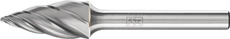 Thumbnail - PFERD TOOLS Hartmetall Hochleistungsfrässtift ALU Spitzbogen SPG Ø 12x25mm Schaft-Ø 6mm für Alu/NE Metalle