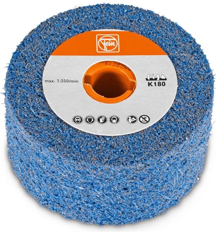 Fein - Elastische Schleifwalze, Korn 180, Ausführung Bohrung 19 mm, 100 x 50 mm