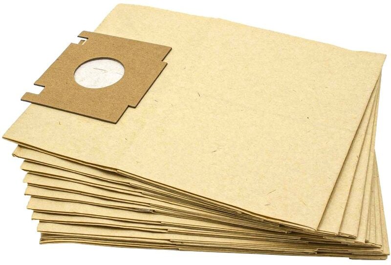 10x Staubsaugerbeutel kompatibel mit Privileg 107 481, 367 644, 107481, 367644 Staubsauger - Papier, 23cm x 18cm, Sandfa...